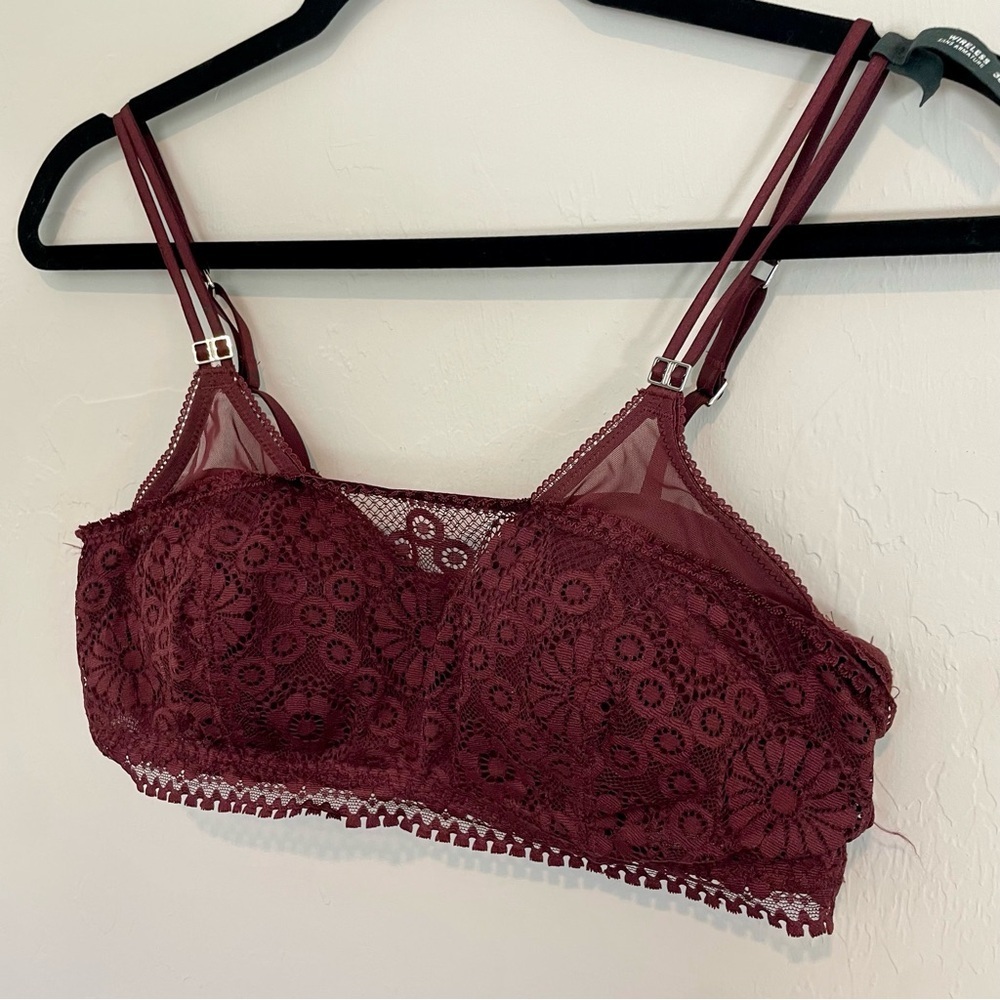 Aerie Real PowerWireless Push Up Joy Lace Bra - Picture 4 of 9